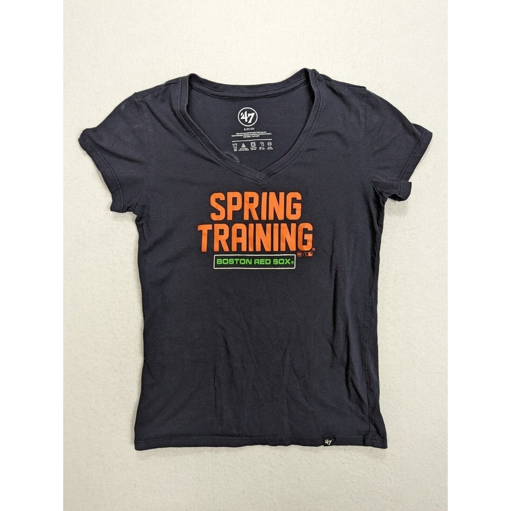 47 Spring Training Boston Red Sox T Shirt Size S Cotton Blue